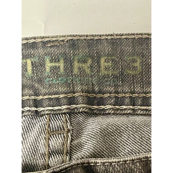 Three 3 Clothing Co Gray Bootcut Stretch Jeans Women’s Size 10 Mid Rise - Picture 11 of 11
